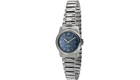 Timetech Women's Stainless Steel Blue Dial Expansion Watch