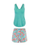 Adore Me Women's Balenda Pajama Tank And Shorts Set