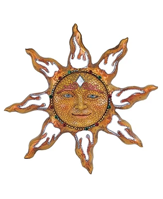 Fc Design 11"H Mosaic Sun Face Wall Plaque Decor Home Decor Perfect Gift for House Warming, Holidays and Birthdays