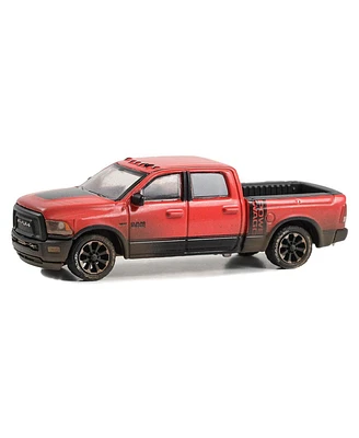 Greenlight Collectibles 1/64 2017 Ram 2500 Power Wagon, Red with Mud Splatter, Down on the Farm