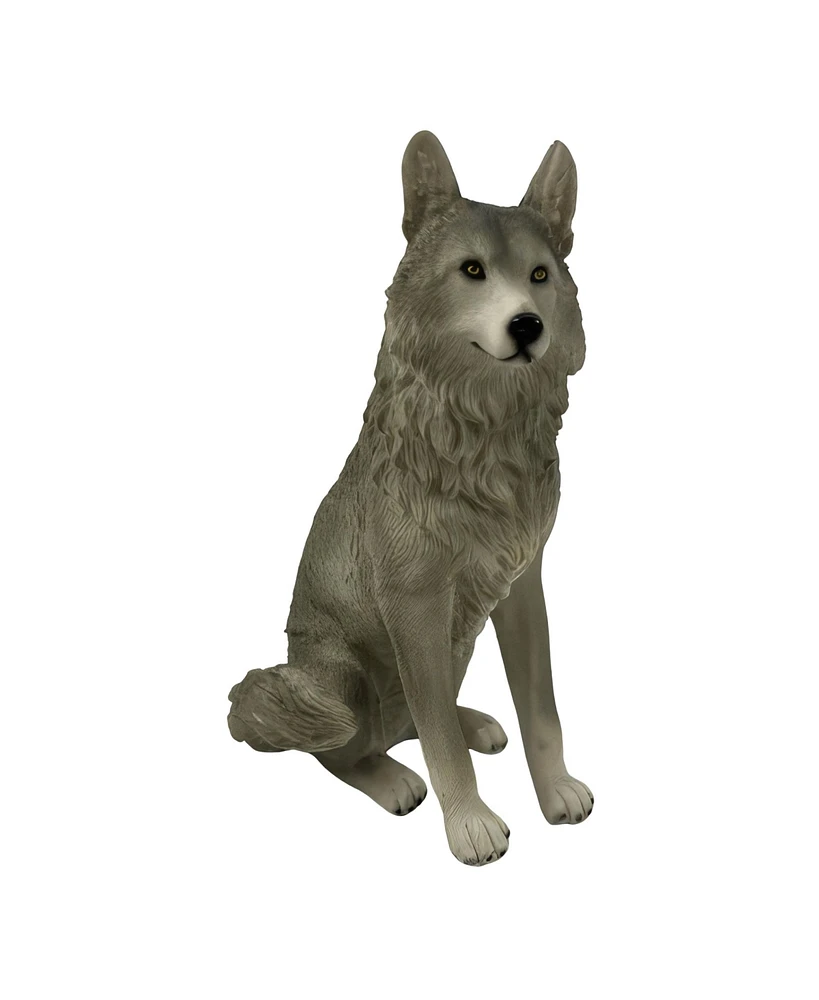 Fc Design 6"H Wolf Sitting Figurine Decoration Home Decor Perfect Gift for House Warming, Holidays and Birthdays