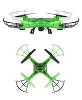 World Tech Toys Striker-x Glow-In-The-Dark 2.4GHz 4.5CH Rc Hd Camera Drone