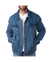 Alpine Swiss Derek Mens Classic Denim Jacket Casual Button Up Jean Trucker Coat