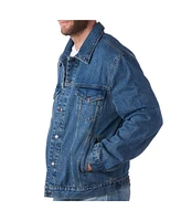 Alpine Swiss Derek Mens Classic Denim Jacket Casual Button Up Jean Trucker Coat