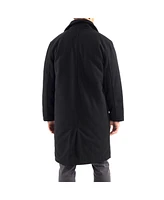 Alpine Swiss Men's Zach Knee Length Jacket Top Coat Trench Wool Blend Overcoat