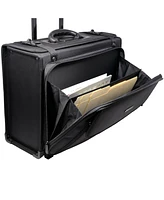 Alpine Swiss Rolling Briefcase Wheel Catalog Hard Case Laptop Bag Lawyer Attache