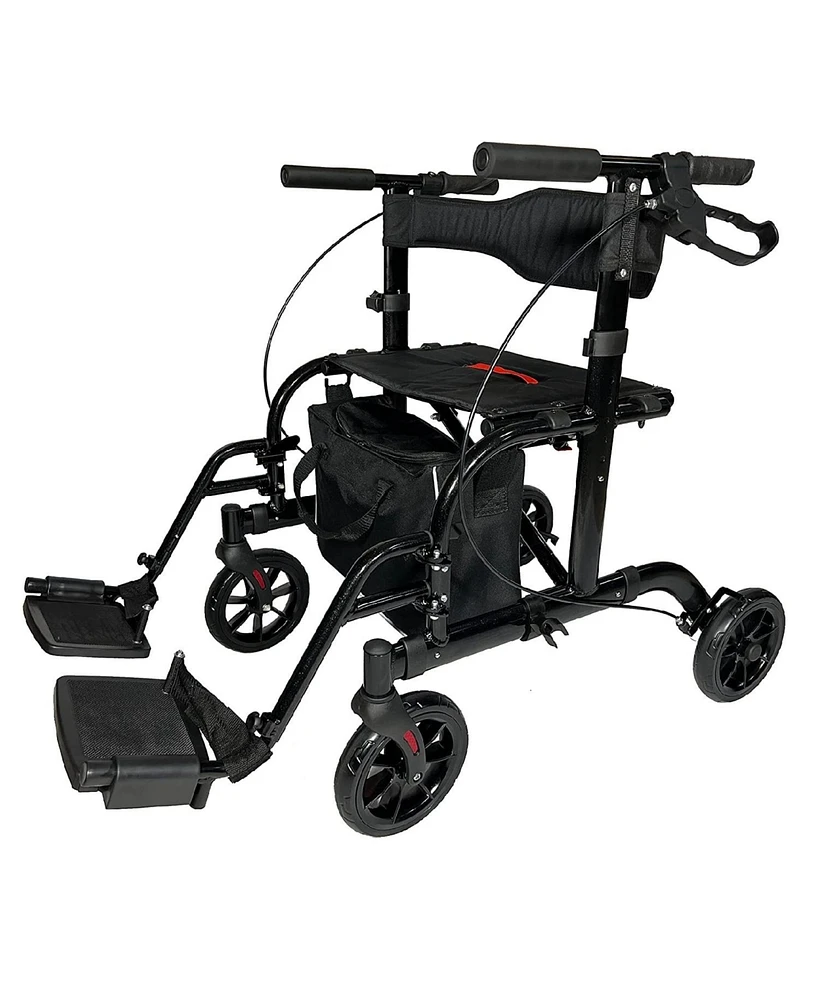 Pursonic 2 In 1 Rolling Rollator Walker