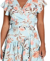 Belle & Bloom Women's Love Shack Mini Wrap Dress