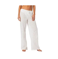 Edikted Women's Miracle Cotton Lace Pants