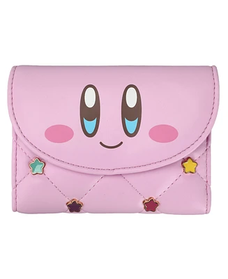 Kirby Big Face Women's Tri-fold Wallet