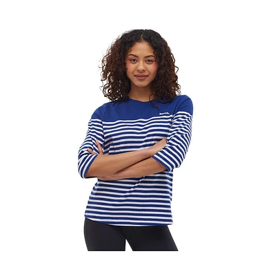 Bench Dna Women's Arian Nautical Stripe 3/4 Tee