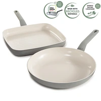 BergHOFF Balance Non-stick Ceramic Frying Pan 11", Recycled Aluminum