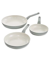 BergHOFF Balance 3Pc Non-stick Ceramic Frying Pan Set, Recycled Aluminum