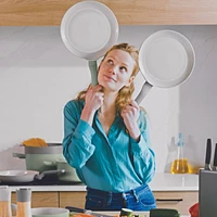 BergHOFF Balance 3Pc Non-stick Ceramic Frying Pan Set, Recycled Aluminum