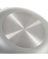 BergHOFF Balance 4Pc Non-stick Ceramic Stockpot and Wok Pan Set, Glass Lids, Recycled Aluminum