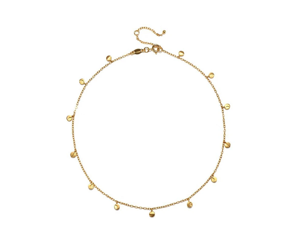 Satya Jewelry Moon Phases of Femininity Gold Choker