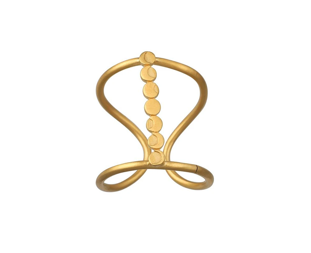 Satya Jewelry Cycles of the Goddess Adjustable Gold Ring