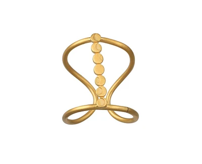 Satya Jewelry Cycles of the Goddess Adjustable Gold Ring