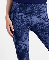 Id Ideology Women's Water-Bubbles 7/8 Leggings, Created for Macy's