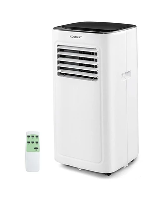 Sugift 3-in-1 9000 Btu Air Conditioner with Dehumidifier and 24H Timer-White