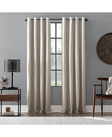 Archaeo Linen Blend Blackout Grommet Top Curtain