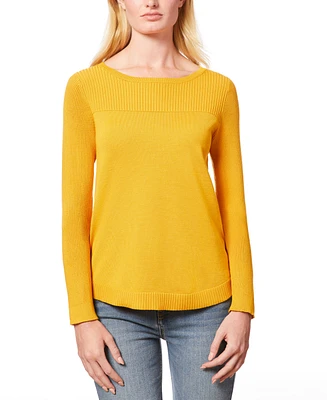 Melissa Paige Women's Boat Neck Long-Sleeve Sweater