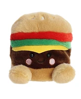 Aurora Mini Charles Cheeseburger Palm Pals Adorable Plush Toy Brown 5"