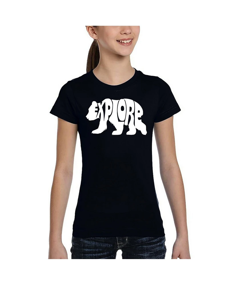 La Pop Art Girls Explore Word T-Shirt