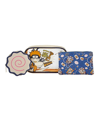 Naruto Ichiraku Ramen Travel Cosmetic Bags - Set of 3