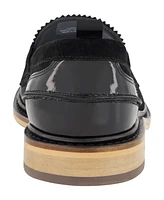 Karl Lagerfeld Paris Men's White Label Suede Penny Loafers