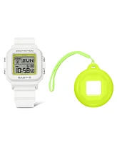G-Shock Baby-g Women's Digital White Resin Watch, 39mm BGD10K-7