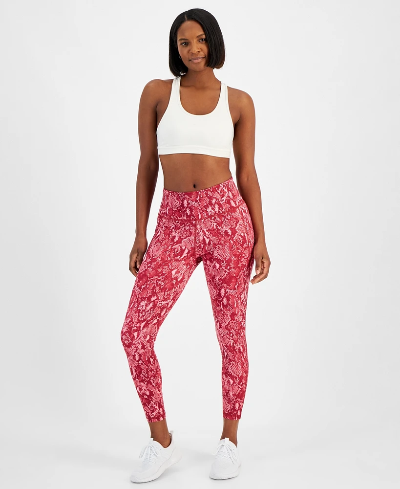 Id Ideology Women's Animal-Print 7/8 Leggings, Created for Macy's