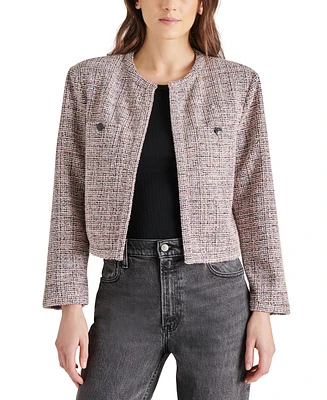 Steve Madden Women's Tweed Cropped Manon Jacket