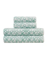 Jessica Simpson Aziza 4 Piece Bath Towel Set