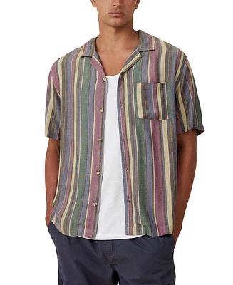 Cotton On Men's Riviera Short Sleeve Shirt