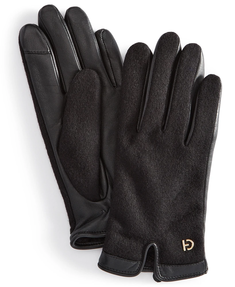 Cole Haan Woven Backed Gloves