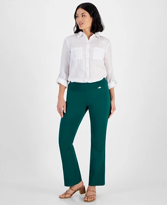 I.n.c. International Concepts Petite Mid-Rise Bootcut Pants, Created for Macy's