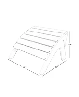 Outdoor Patio All-weather Modern Folding Ottoman