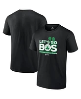 Fanatics Men's Black Boston Celtics 2024 Eastern Conference Champions Layup Drill T-Shirt