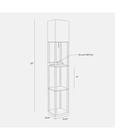 Brightech Maxwell 63" Led Shelf Lamp with Usb Port and Power Outlet