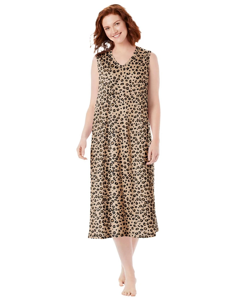 Dreams & Co. Women's Long Sleeveless Sleepshirt