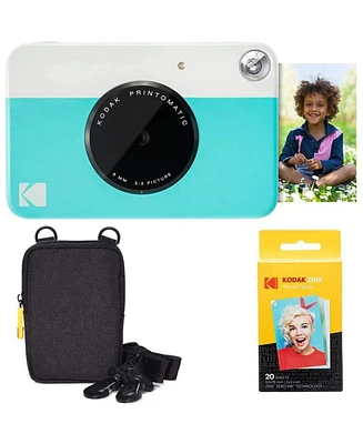 Kodak Printomatic Instant Print Camera & Zink Photo Paper Basic Bundle