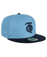 New Era Men's Light Blue/Navy Tigres de Quintana Roo Mexico League On Field 59FIFTY Fitted Hat