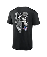 Fanatics Men's Black Chicago White Sox Split Zone T-Shirt