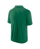 Fanatics Men's Kelly Green Dallas Stars Raglan Strong Alone Polo Shirt