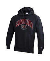 Champion Men's Garnet South Carolina Gamecocks Vault Late Night Reverse Weave Pullover Sweatshirt