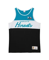 Mitchell Ness Men's Black Charlotte Hornets Special Script Tank Top