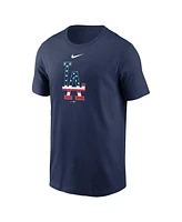 Nike Men's Navy Los Angeles Dodgers Americana T-Shirt