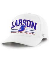 47 Men's White Kyle Larson Roscoe Hitch Adjustable Hat