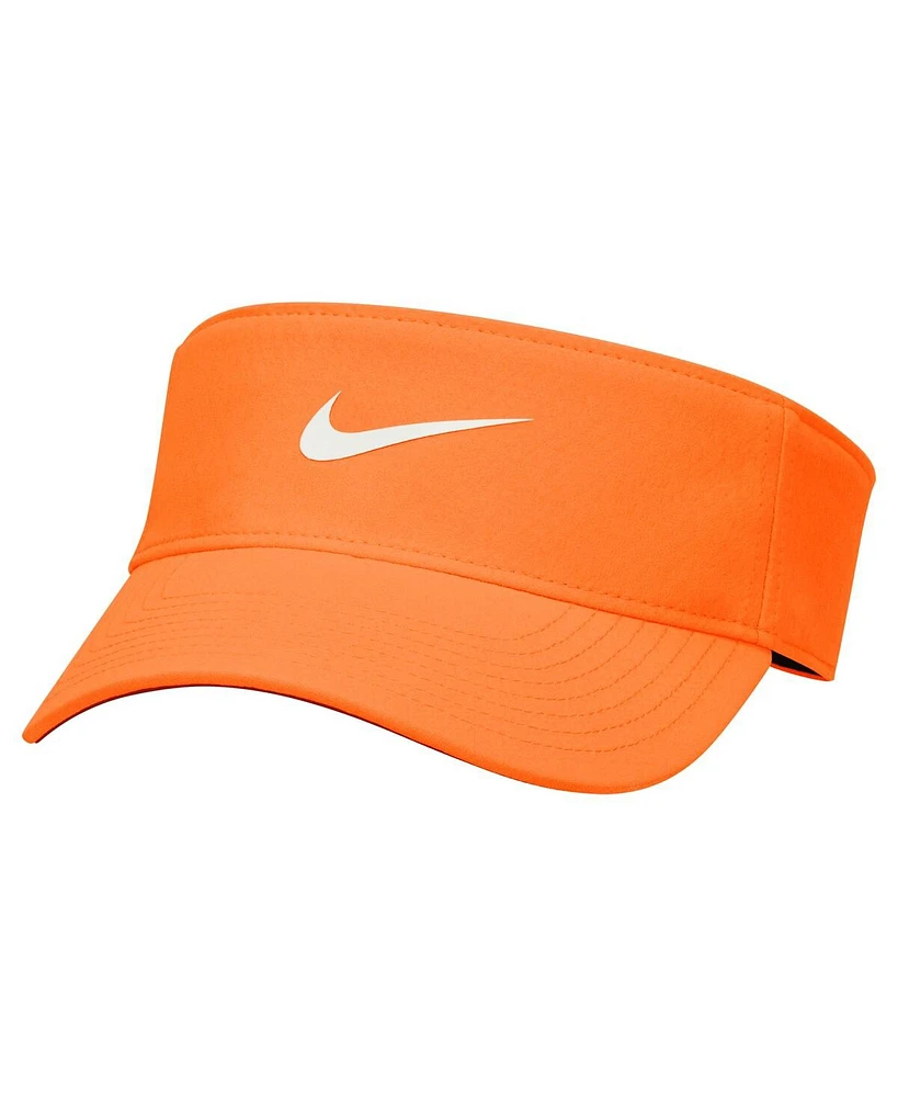 Nike Men's and Women's Orange Ace Performance Adjustable Visor Hat